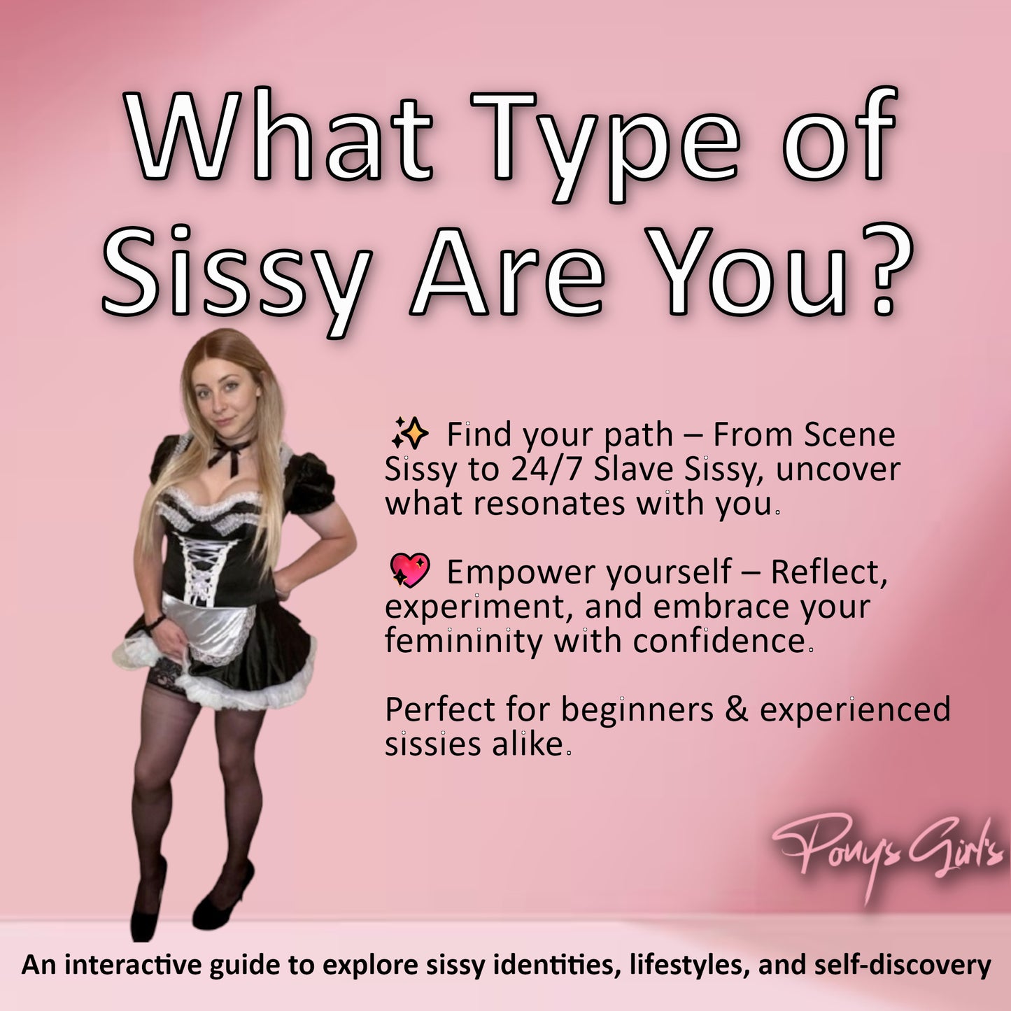 What Type of Sissy Are You? – Interactive Guide to Sissy Identities, Self-Discovery & Lifestyle Exploration