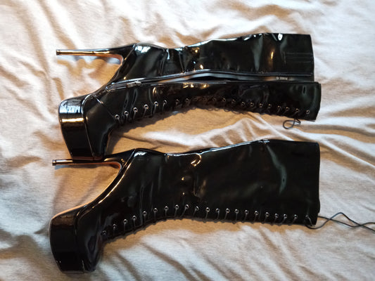 Size 12 (fits 11)  - PVC High Heels