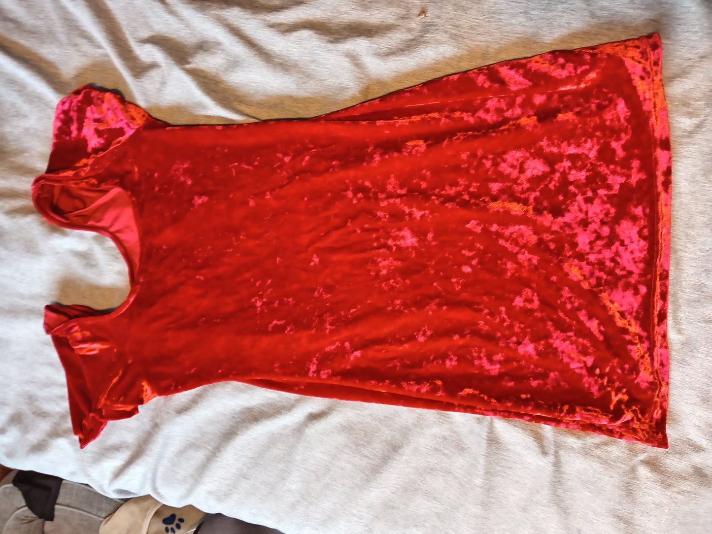 Velvet Red Dress (L)