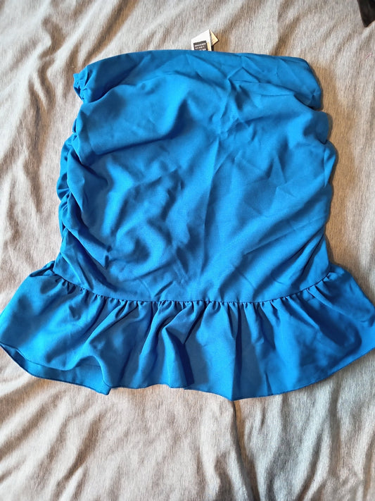 Blue Skirt - 12/14 (L) - Ponys Girls - Crossdressing, Feminization Support, guide