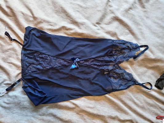 Dark Blue Lingerie - 12/14 (L) - Ponys Girls - Crossdressing, Feminization Support, guide