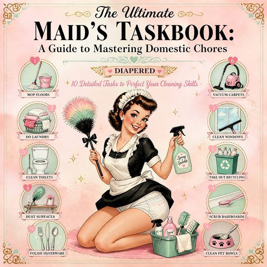 Sissy Maid Taskbook: 10 Humiliating Chores for Diapered Submissives – BDSM Roleplay Guide, Feminization Training, Erotic Taskbook