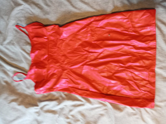 Red PVC Dress - 12/14 (L) - Ponys Girls - Crossdressing, Feminization Support, guide