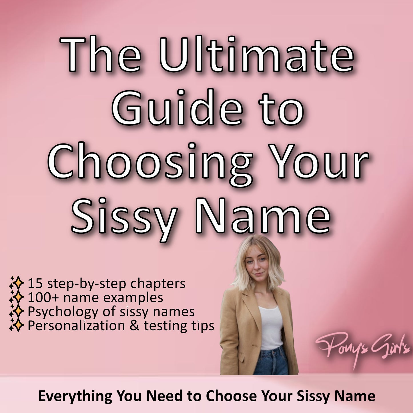 The Ultimate Guide to Choosing Your Sissy Name – eBook for Crossdressers, Sissies & Submissives | Feminization, Humiliation, Roleplay & Identity