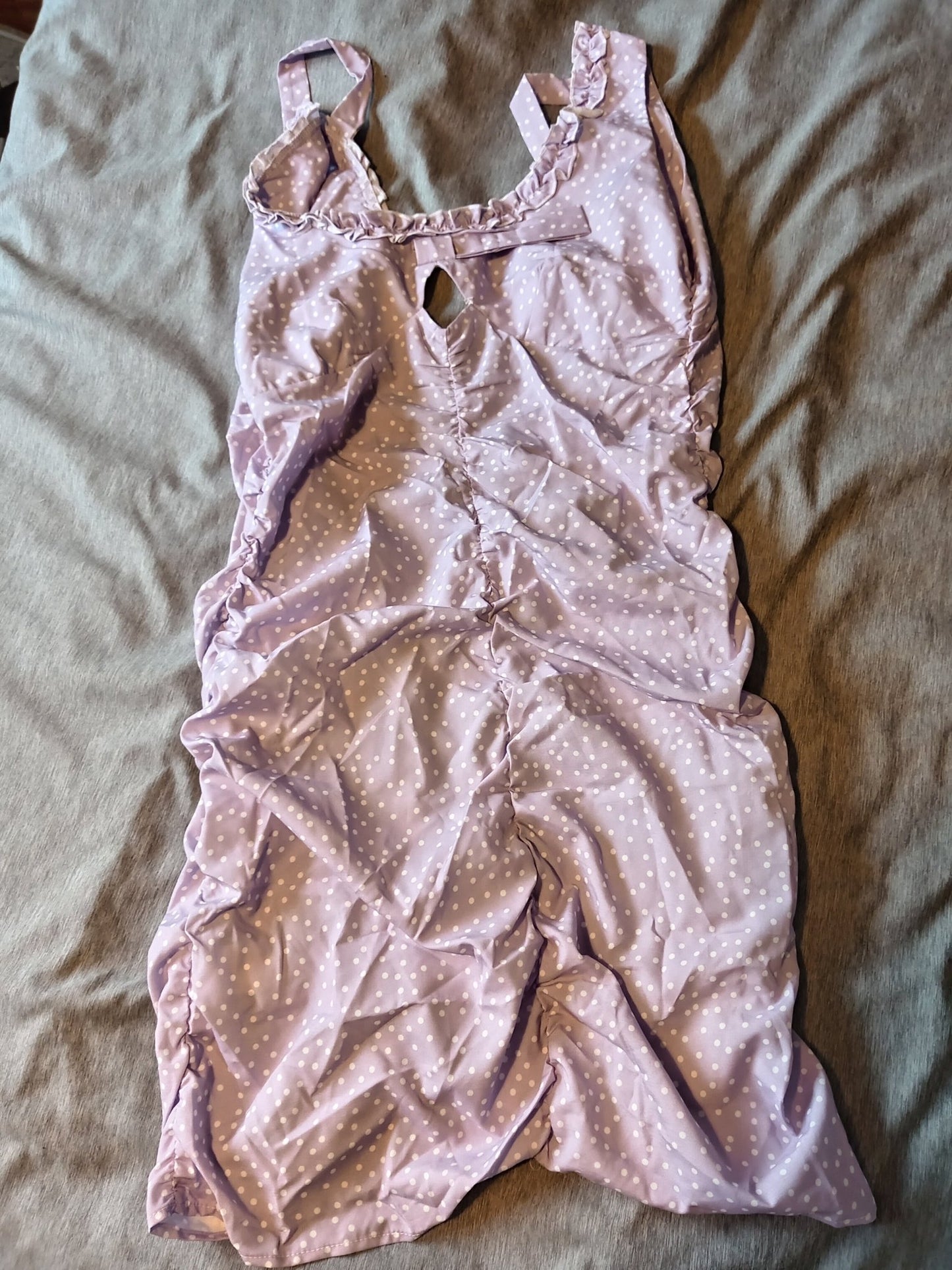 Spotted dress - 12/14 (L) - Ponys Girls - Crossdressing, Feminization Support, guide